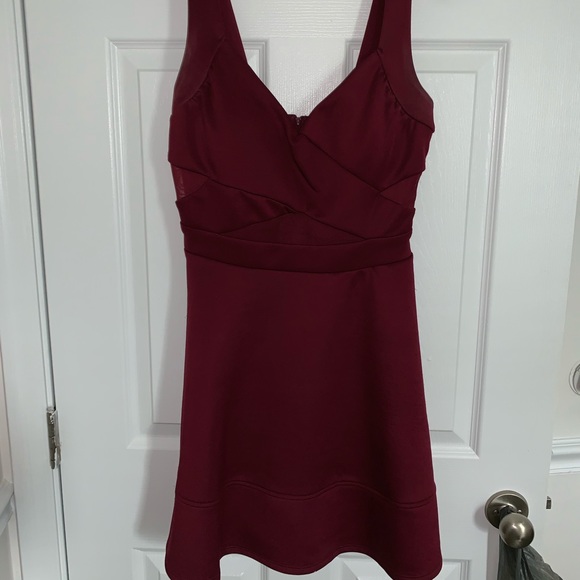 Maroon Dress - Picture 1 of 3